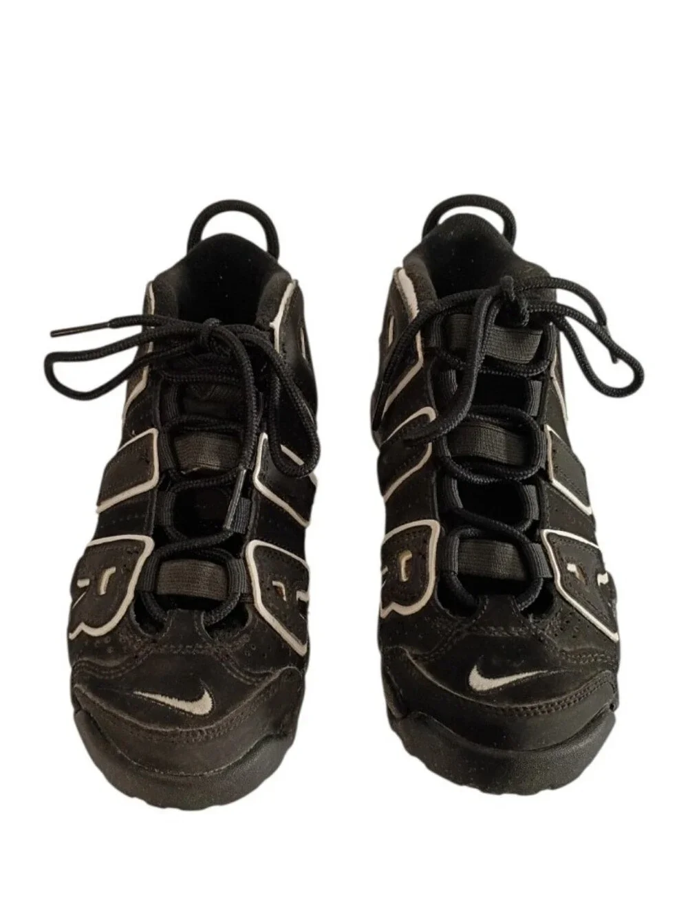 Nike Air More Uptempo Low Black Scottie Pippen DA8574-002 Size 13.5C Black Shoes